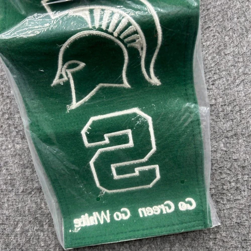Michigan State Spartans Heritage Banners Wool Sign Decor